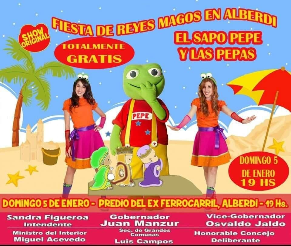 Fiesta de Reyes Magos en Alberdi 5 de enero