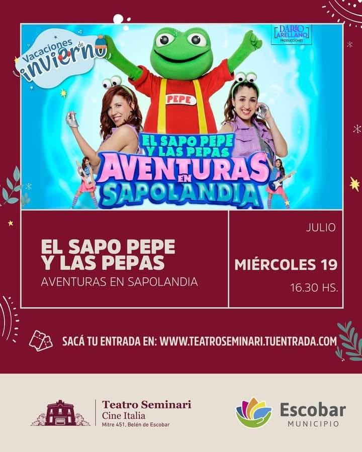 Vacaciones de Invierno: Aventuras en Sapolandia 19 de julio